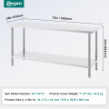 Customized Commercial Stainless Steel Work Table
