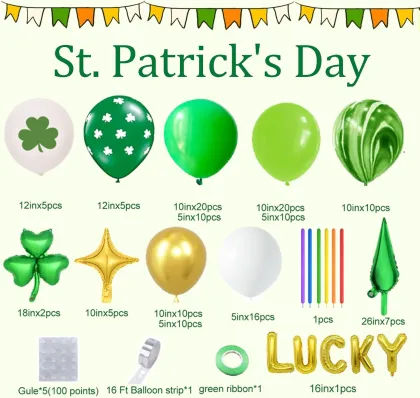 Lucky St. Patrick's Day Balloon Set