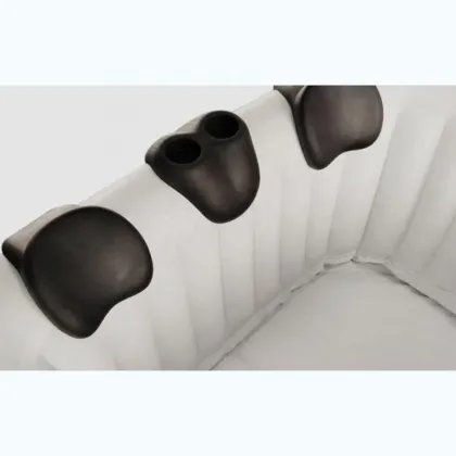 Durable PU Bathtub Tray: Waterproof Hot Tub Drink Holder with Pillows