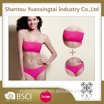 beautiful bonded sexy net bra designs of ladies one piece bra and panties