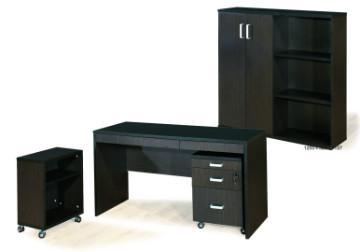 office table with bookcase