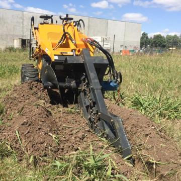 Loader steer skid steer sekop hidrolik penuh