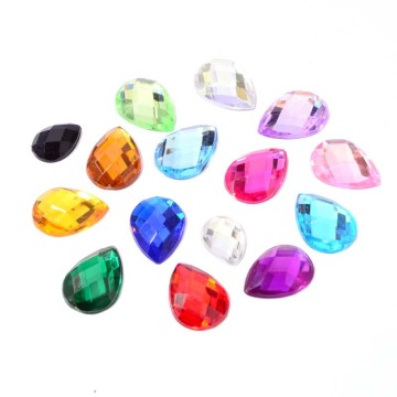 Drop shape acrylic diamond stone for crafts decoration