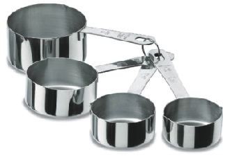 Measursing cups, set of 4pcs, s/s