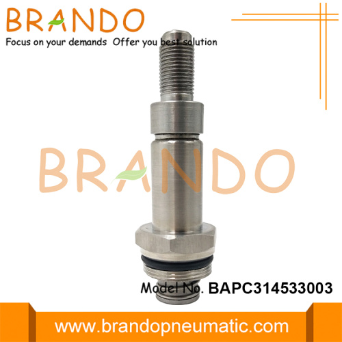 Êmbolo de armadura OD de 14,5 mm com rosca M20 de 3 vias