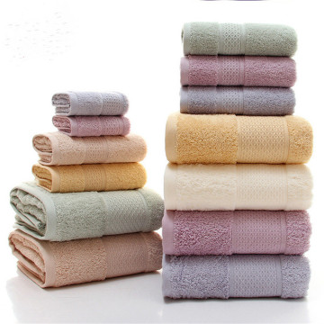 Bath Beach Face Towel Sets for Adults - 3pcs/Set Gift Bathroom Towels