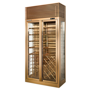OEM Upright Wine Cooler Cabinet - 100 Bottle Storage with Glass Door