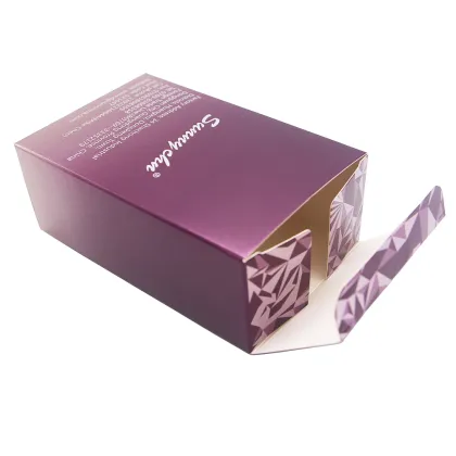 Purple perfume boxes sample perfume boxes