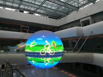 Affichage sphérique à LED intérieur P10 de 1 m
