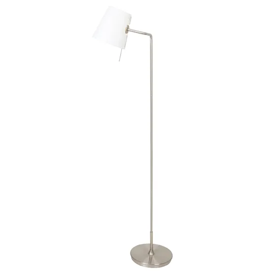 Adjustable angel shade floor lamp