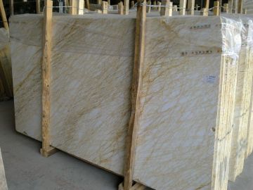 Golden Spider Marble Slabs