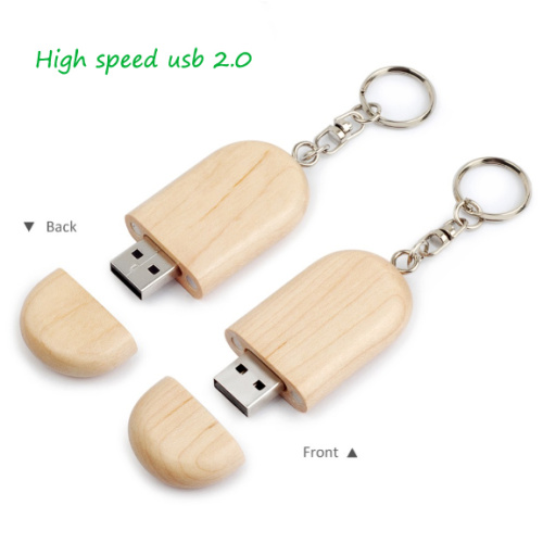 Wooden Usb Flash Drive with Free Logo