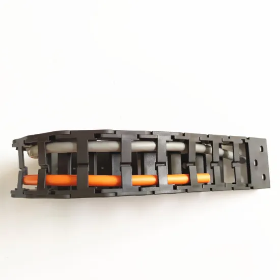 Press the convenient drag chain to open the nylon plastic drag chain black energy chain