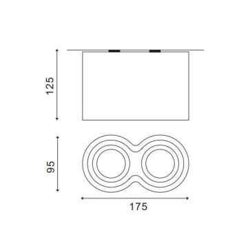 LEDER Brilliant Warm White 3W LED Downlight