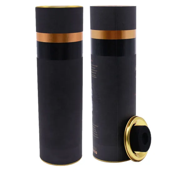 Gift Packaging Cylindrical Recycled Cardboard Paper Wine Box