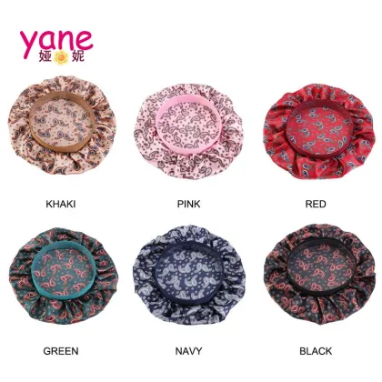 Custom Paisley Pattern Women Satin Durag Headwear Accessory