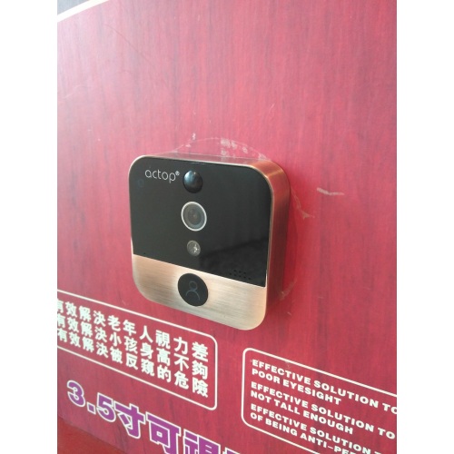 4,5 inci Video Bel Smartphone Pintu Lubang Pintu Bel pintu