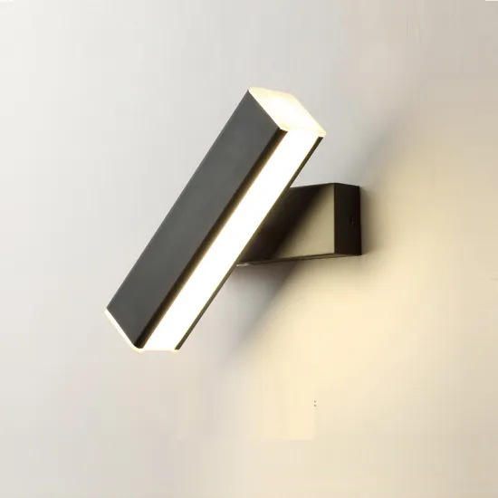 350 Degree Rotating Aluminum LED Wall Light: Modern Bedroom and Corridor Lighting Solution