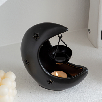 EID MUBARAK Star Moon Tarts Holder Ceramic Aromatherapy Wax Melter