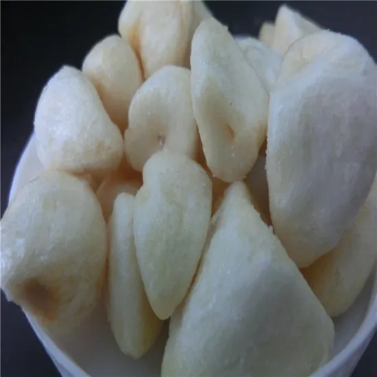 Patent certified vacuum fried garlic clove