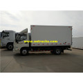 HOWO 3tons Insulated Van Vehicles