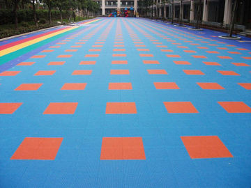 Outdoor Pp Interlocking Sports Flooring, Kindergarten Playground  Floor
