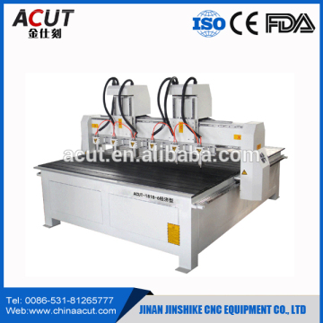 ACUT-1818 Multi Head CNC Router Sculpture For Wood Carving/Cutting Machine Made In China