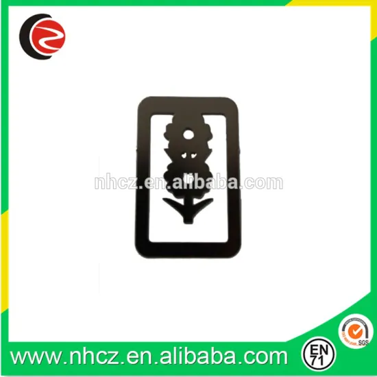 Sunflower metal bookmark