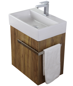 Solid Wood Particle Board Bathroom Vanities Cabinet