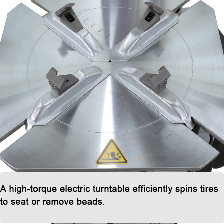 tire changer rotation table