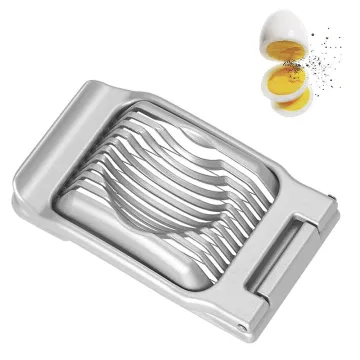 Aluminum Alloy Toner Multifunction Egg Slicer and Cutter for Hard Boiled Eggs