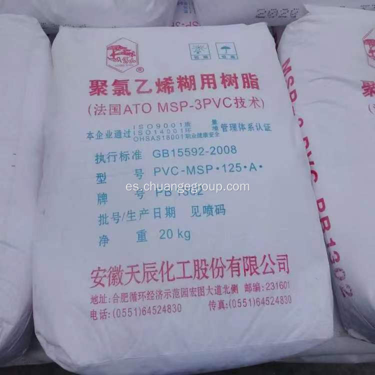 Anhui Tianchen PVC Paste Resina PB1032 PB1156 PB1702