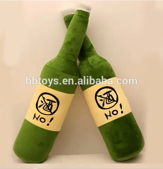 Factory directly wholesale plush toy beer stuffed toy