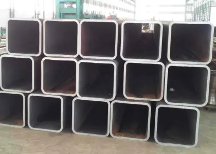 Black Welded Rectangular / Square Steel Pipe/Tube