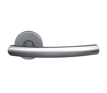 Fashionable Wooden Door Handles with Mixed Finishes