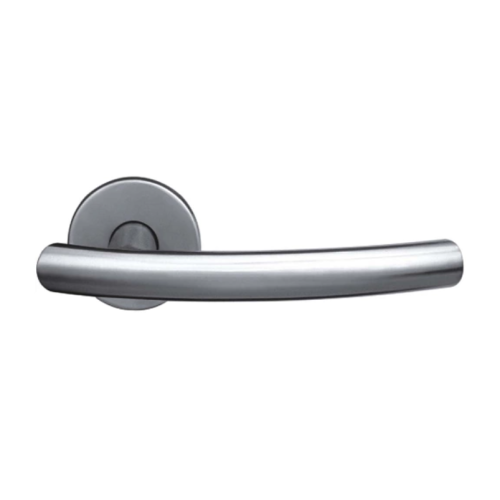 Modern Stainless Steel Tube Door Lever Handle Sets