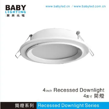 6W 12W Downlights with constant current and insulated driver