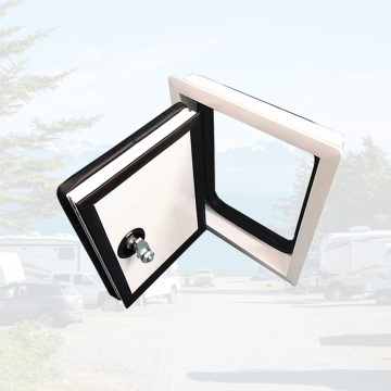 Right Hinged White Luggage Door for RV and Motorhome Hatch Door 800x500mm
