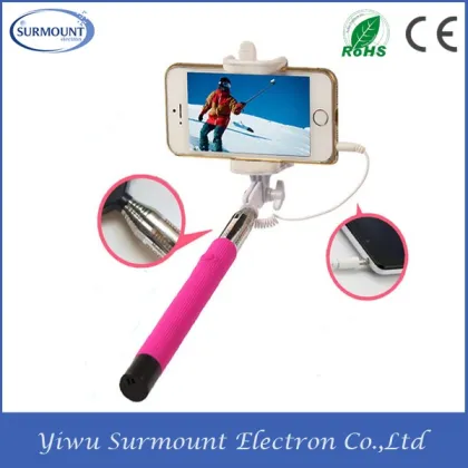 Ali express hot selling automated monopod selfie stick for wholesales