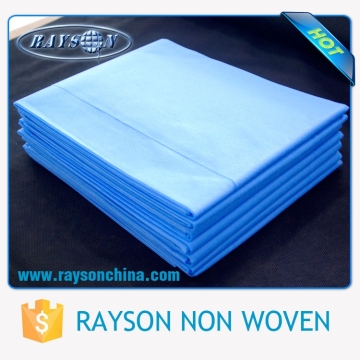 disposable non woven blue blanket