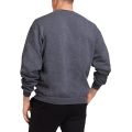 buttons crew neck sweatshirt