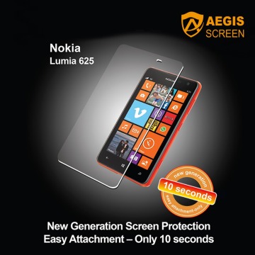 High Clearly Easy Attachment tempered glass screen protector for nokia lumia 625
