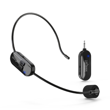 2.4G ασύρματο επαναφορτιζόμενο μικρόφωνο με τεχνολογία ακύρωσης μεγάλης εμβέλειας και θορύβου