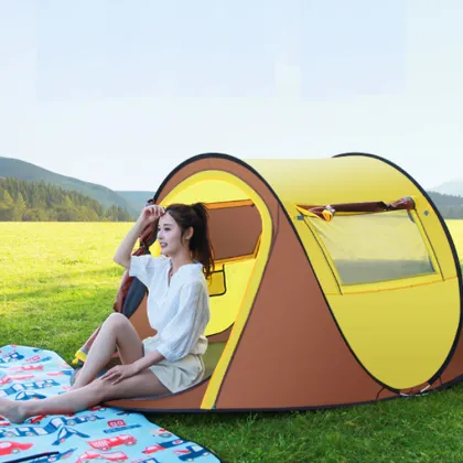 Fully Automatic Thickened Waterproof and Rainproof Camping Tent