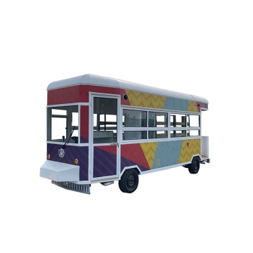 Popular Four-Wheel Electric Mobile Snack Food Truck for Sale