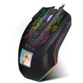 LCD Lighted Gaming Wired Mouse met DPI 10000