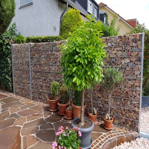 Decorações personalizadas de parede de Gabion para elevar seu espaço