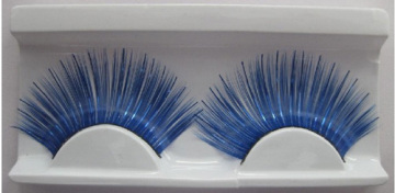 Blue False Eyelashes
