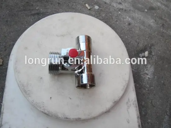 1/2 inch brass ball 3 way angle valve