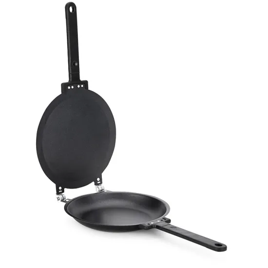Factory Cheap Price High Quality Carbon Steel Non Stick Round Double Fry Pan